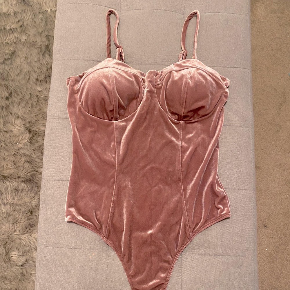 Rose gold body suit